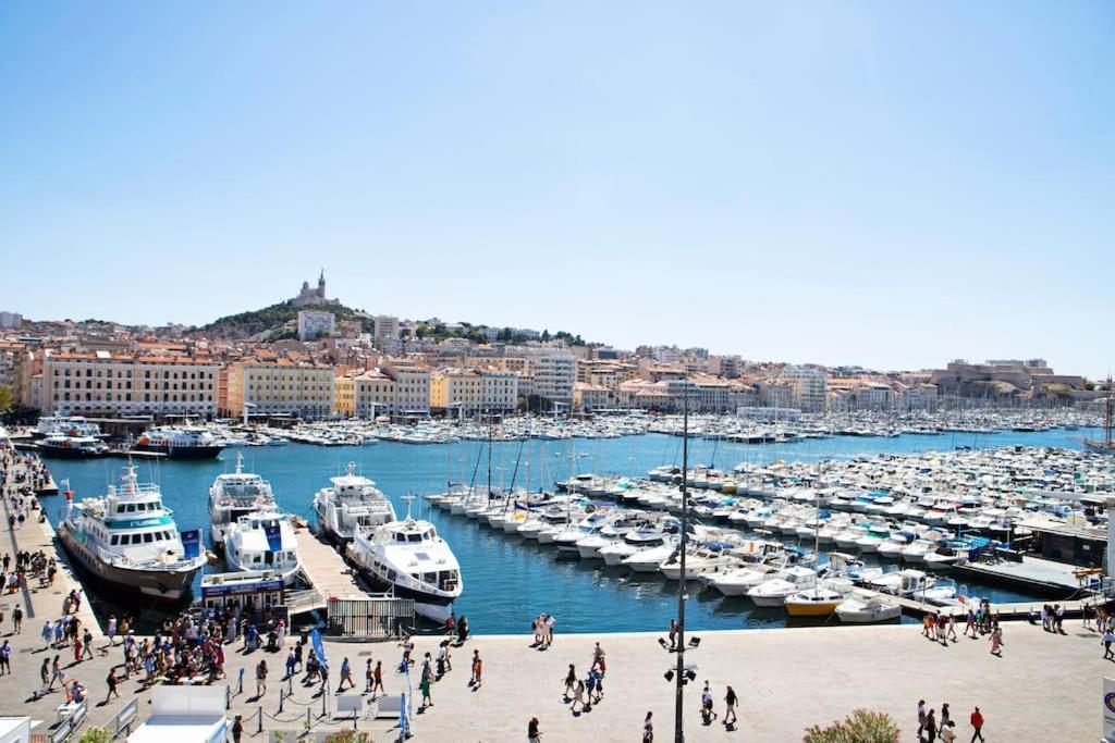 Cabana & Clin D'Oeil Sur Le Vieux Port Apartment Marseille Luaran gambar